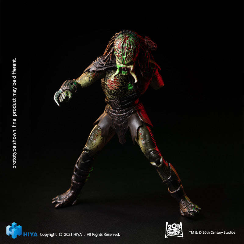HIYA Exquisite Mini Series PREDATORS battle damage Berserker Predator
