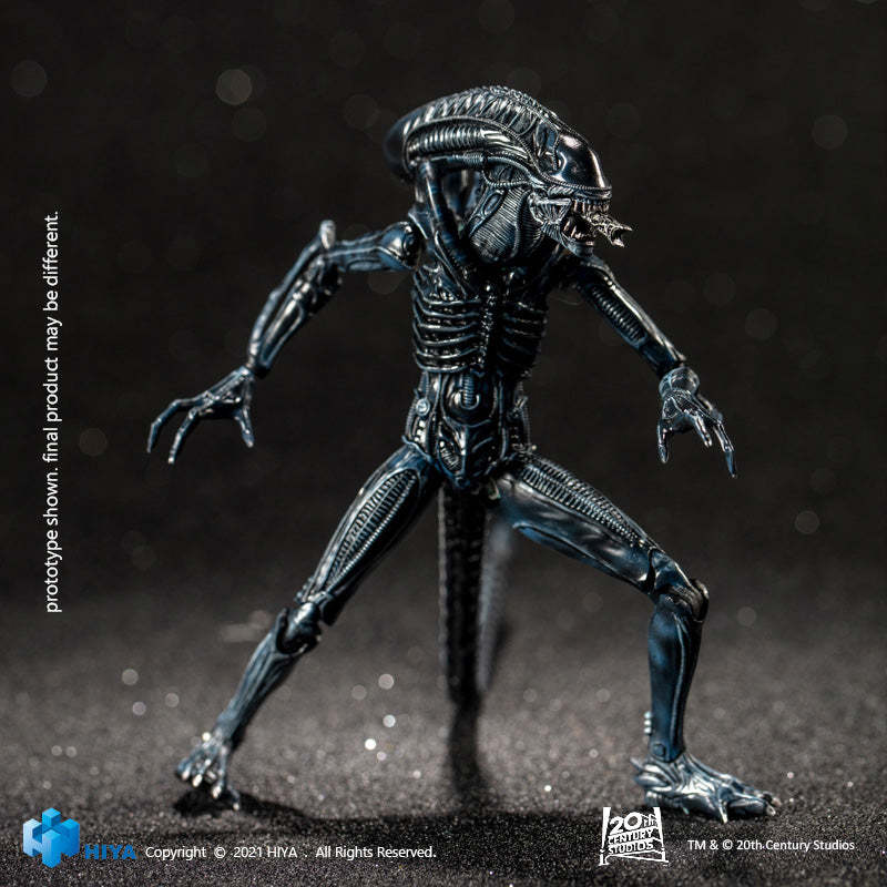 HIYA Exquisite Mini Series ALIENS Alien Warrior Blue