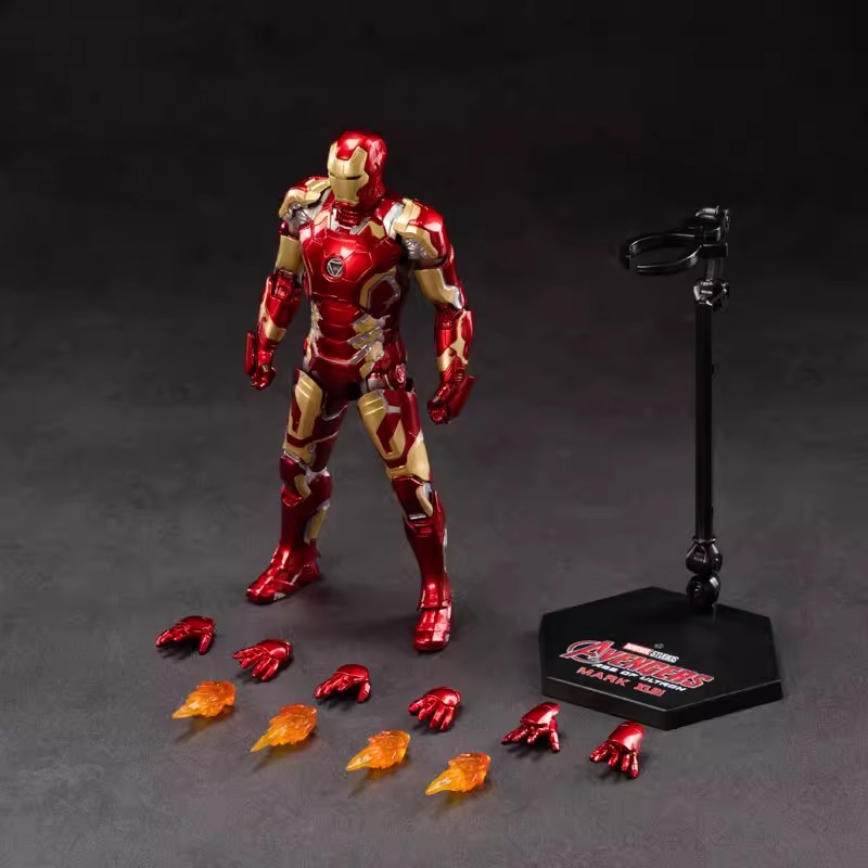 Luminous version of Iron Man MK43 action figure
