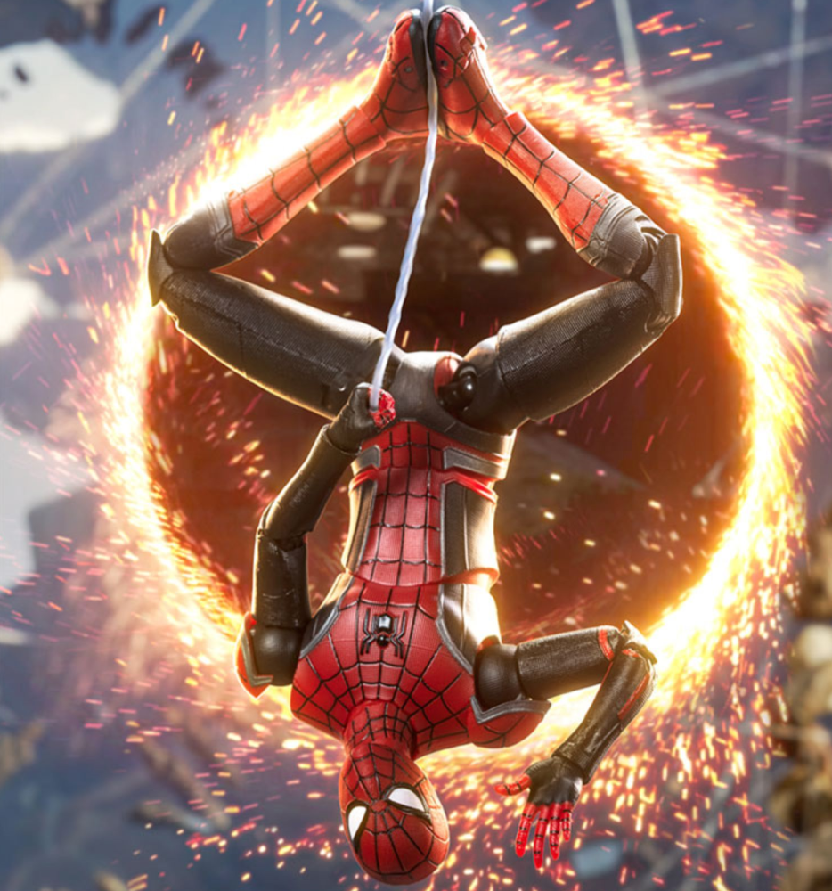 Red Black Spiderman