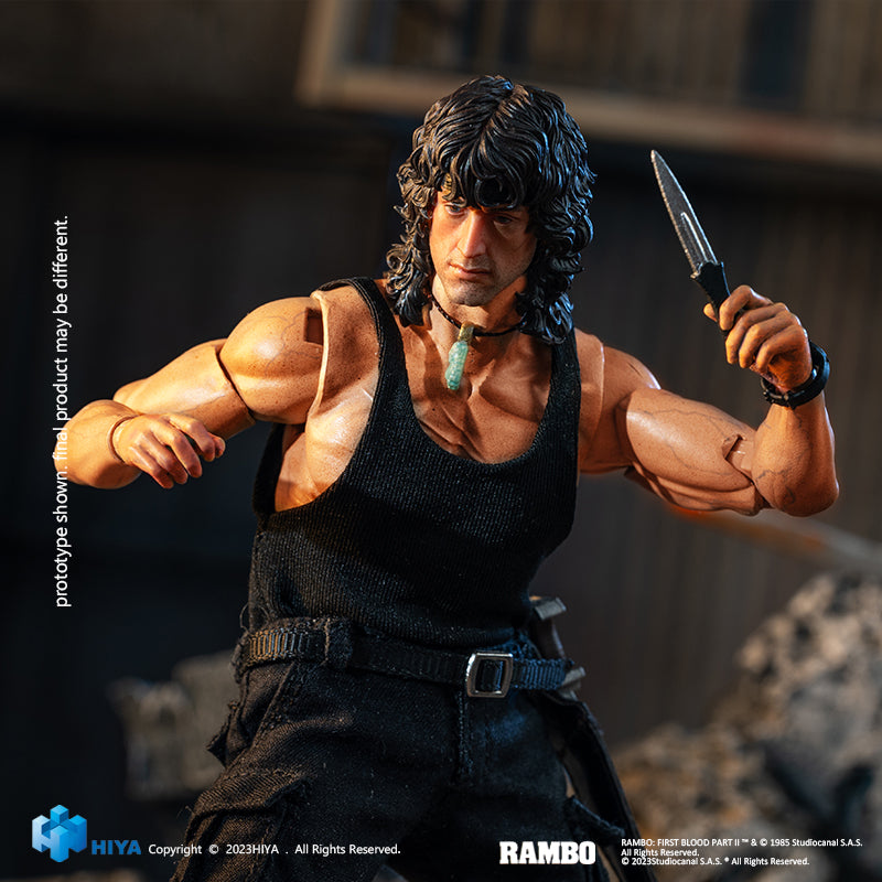 HIYA Exquisite Super Series Rambo III action figure