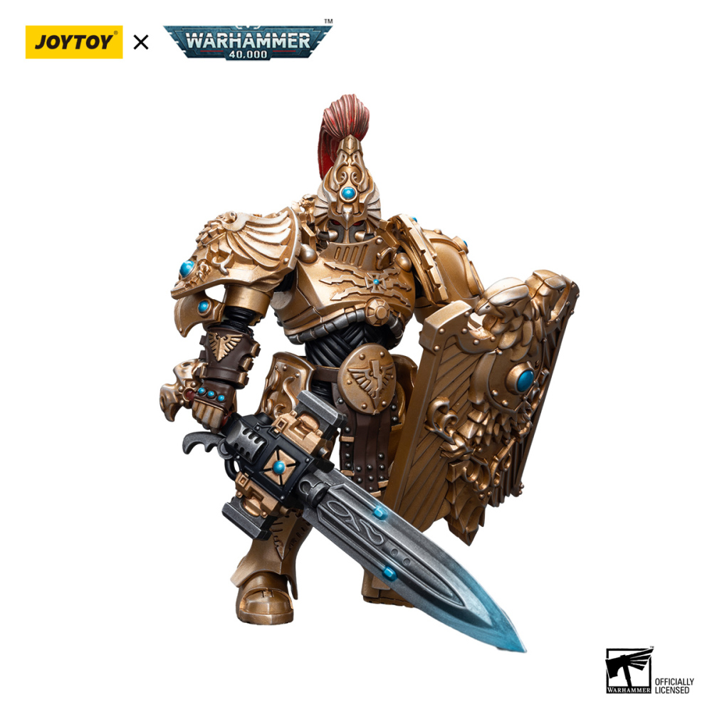 【New in Octomber 2023】JOYTOY Warhammer 40K Adeptus Custodes Custodian Guard with Sentinel Blade and Praesidium Shield