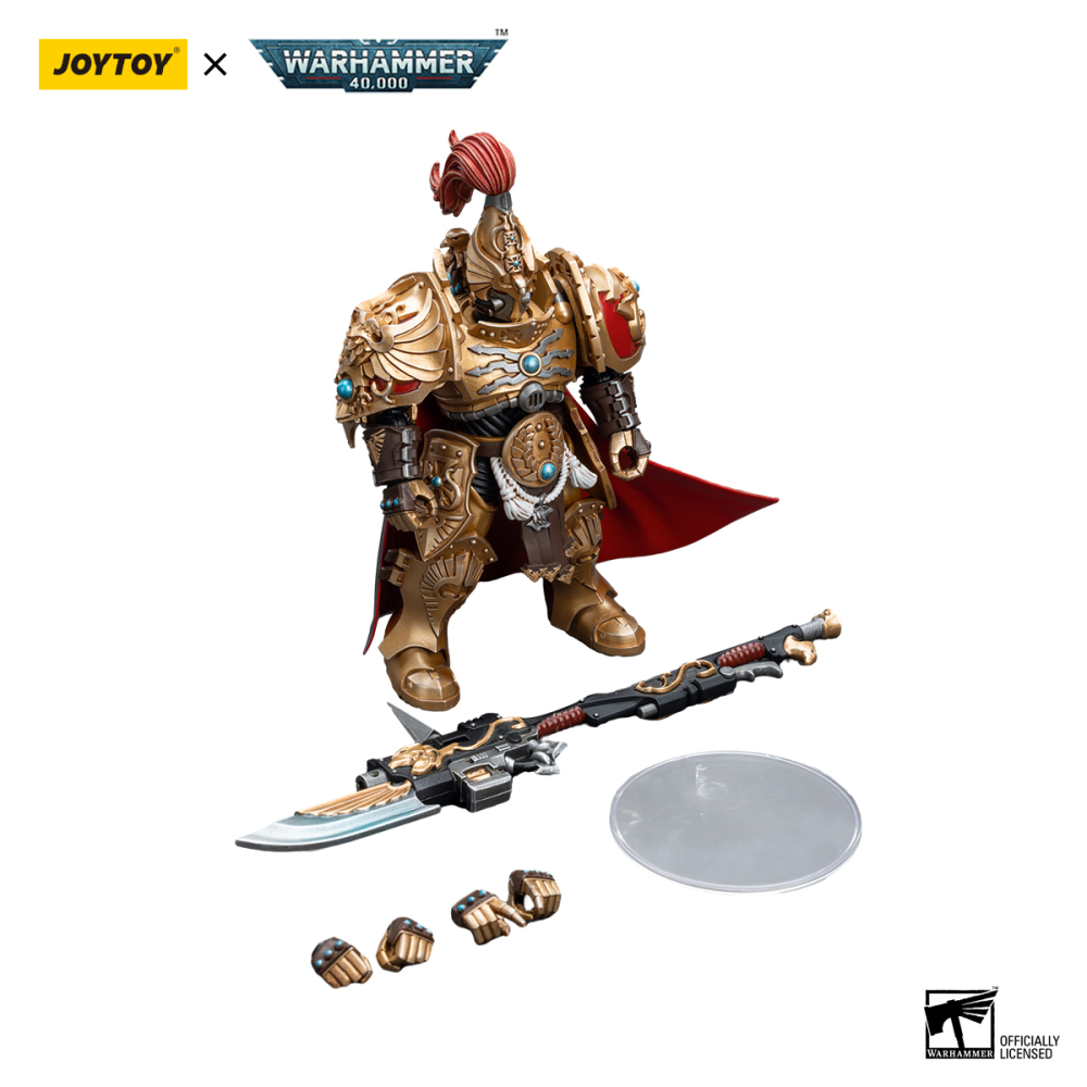 【New in Octomber 2023】JOYTOY Warhammer 40K Adeptus Custodes Shield Captain with Guardian Spear