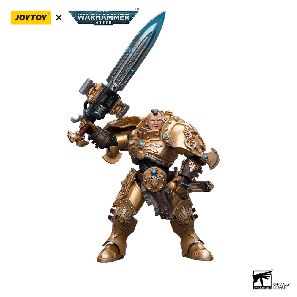 【New in Octomber 2023】JOYTOY Warhammer 40K Adeptus Custodes Custodian Guard with Sentinel Blade