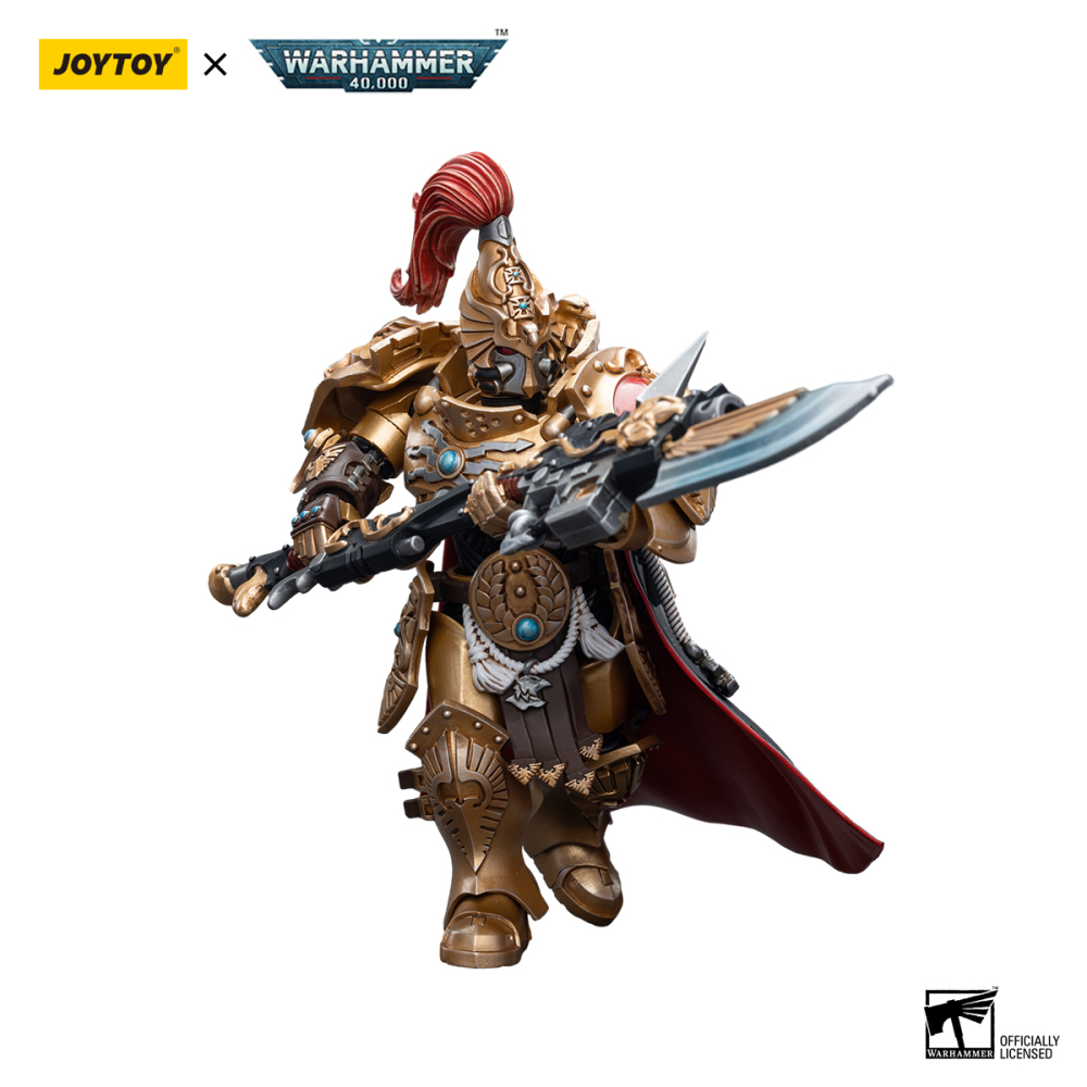 【New in Octomber 2023】JOYTOY Warhammer 40K Adeptus Custodes Shield Captain with Guardian Spear