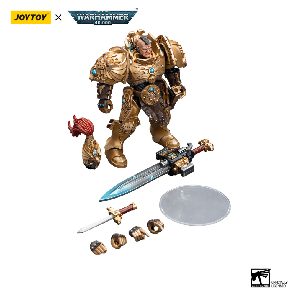 【New in Octomber 2023】JOYTOY Warhammer 40K Adeptus Custodes Custodian Guard with Sentinel Blade