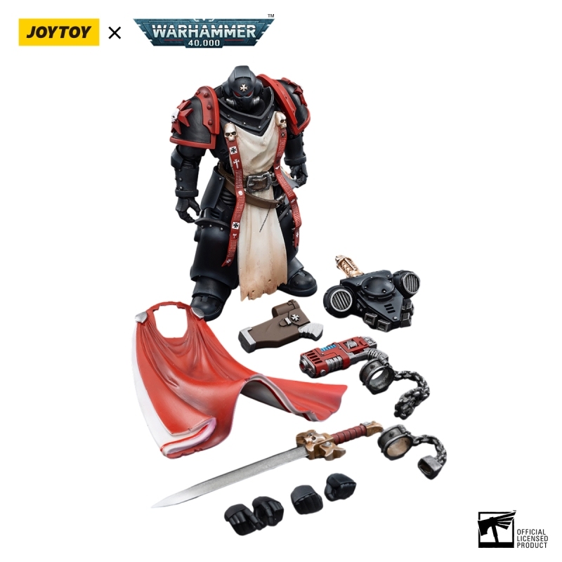 [New in November ] JOYTOY Warhammer 40K Black Templars Primaris Sword Brethren Eberwulf