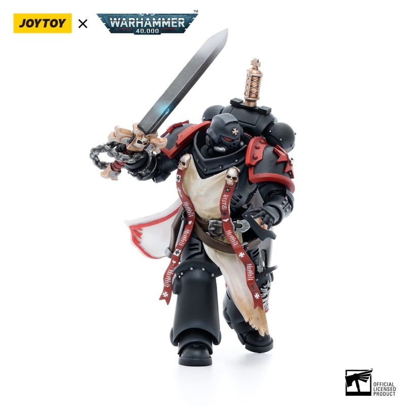 [New in November ] JOYTOY Warhammer 40K Black Templars Primaris Sword Brethren Eberwulf