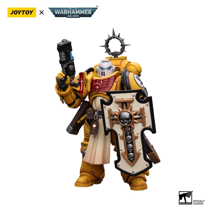[New in November 2023] JOYTOY Warhammer 40K Primaris Space Marines Imperial Fists Bladeguard Veteran