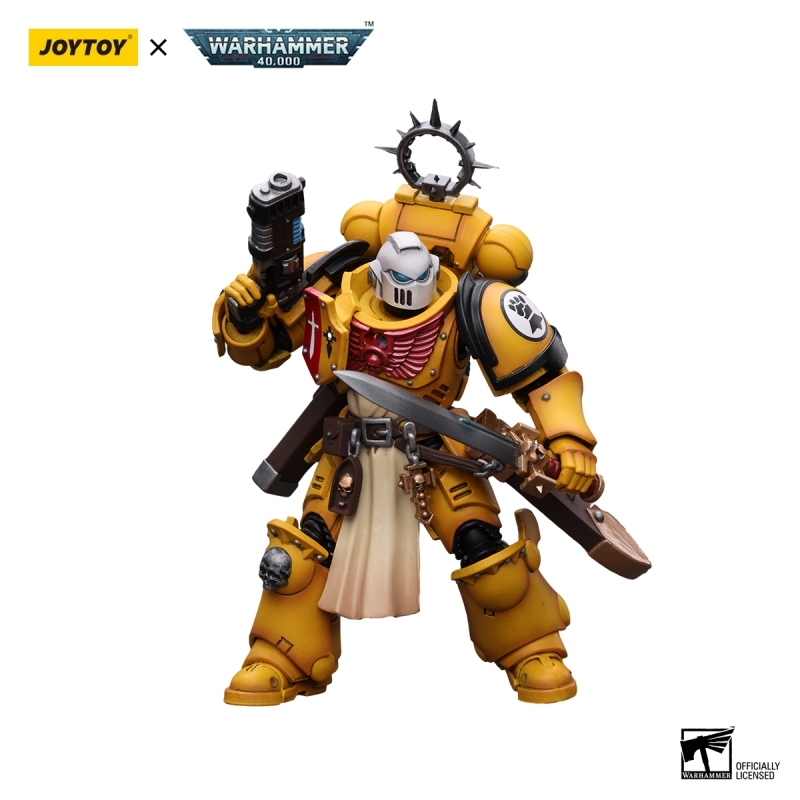 [New in November 2023] JOYTOY Warhammer 40K Primaris Space Marines Imperial Fists Bladeguard Veteran