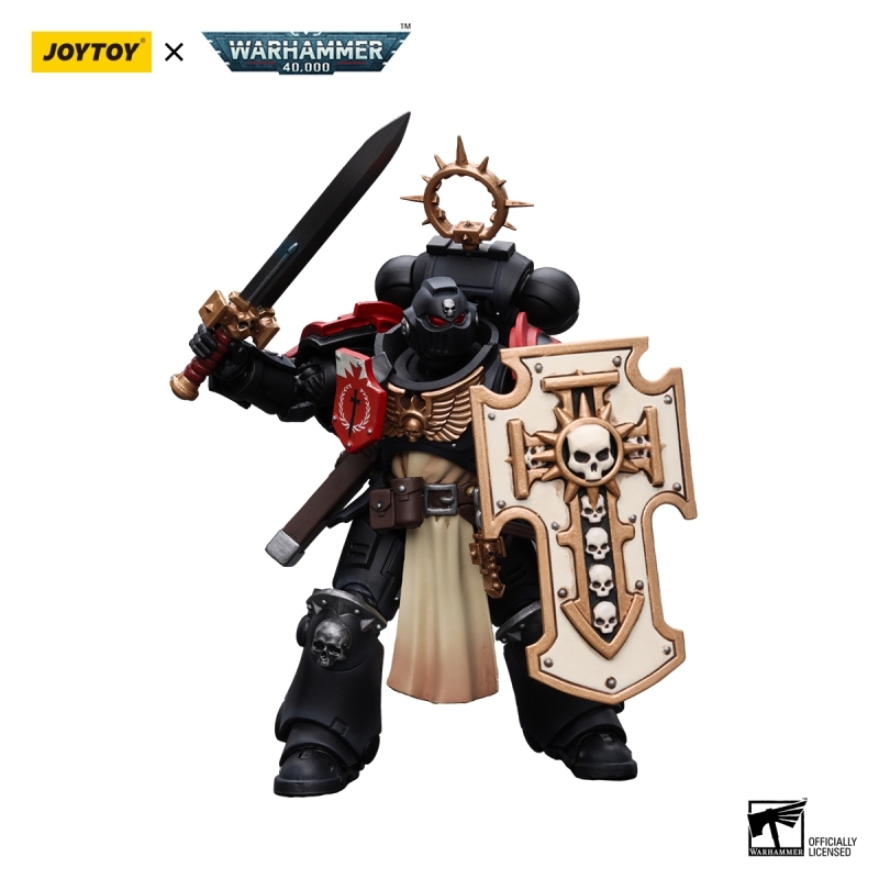 [New in November 2023] JOYTOY Warhammer 40K Primaris Space Marines Black Templars Bladeguard Veteran