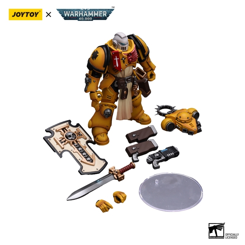 [New in November 2023] JOYTOY Warhammer 40K Primaris Space Marines Imperial Fists Bladeguard Veteran