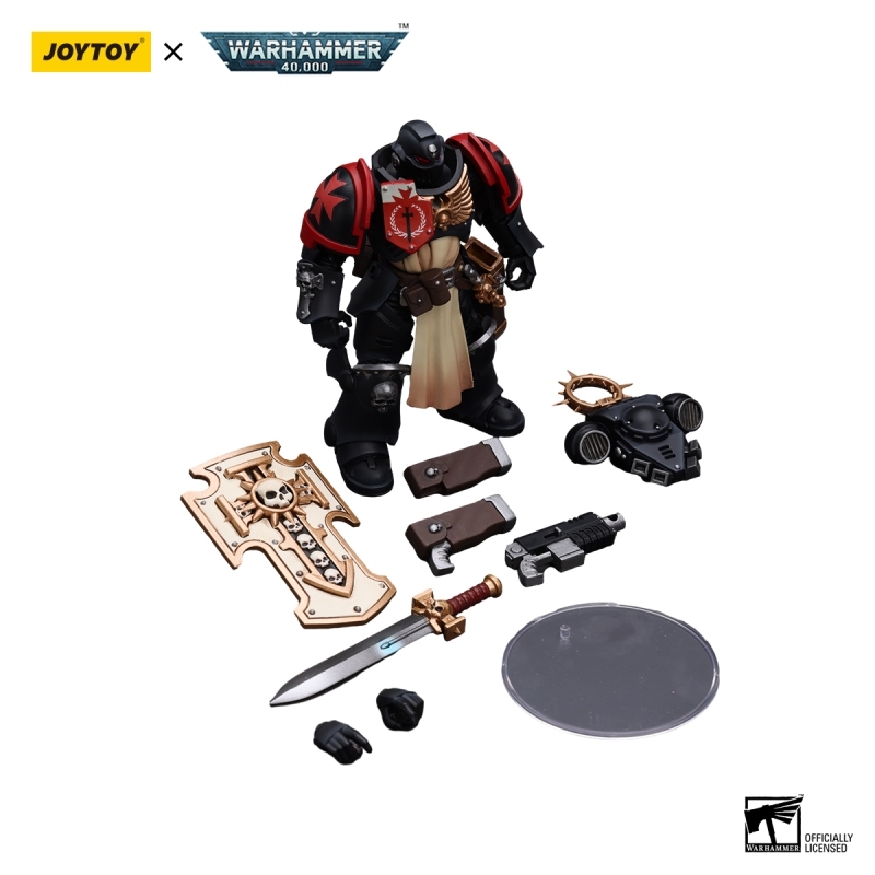 [New in November 2023] JOYTOY Warhammer 40K Primaris Space Marines Black Templars Bladeguard Veteran