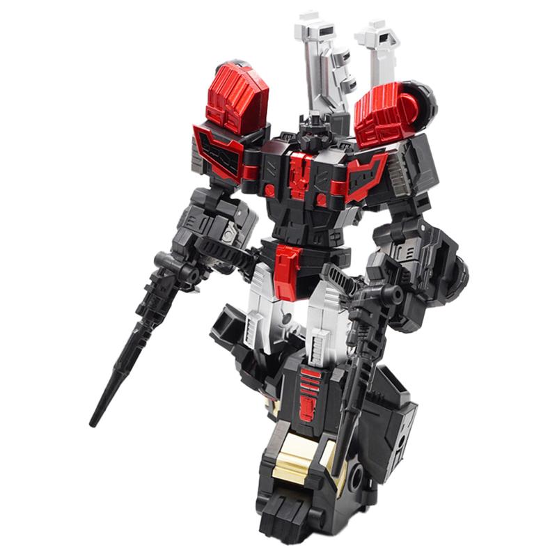 Transformer Mech Fans Toys MF-27B Samurai Sixshot Black