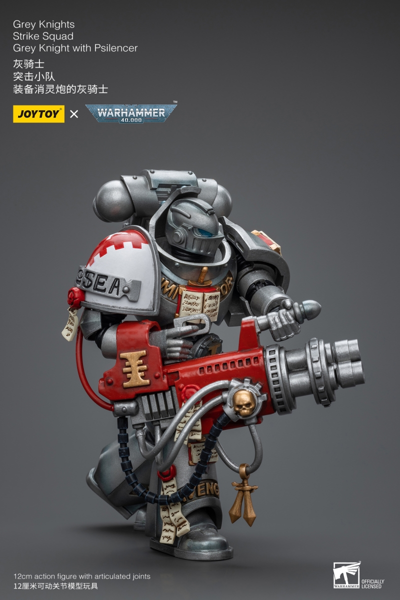 JOYTOY Warhammer 40K Grey Knights Strike Squad Grey Knight with 