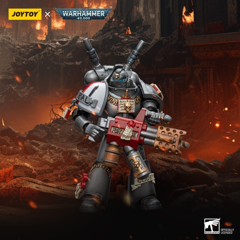 [New in December 2023] JOYTOY Warhammer 40K Grey Knights Interceptor Squad Interceptor with Incinerator