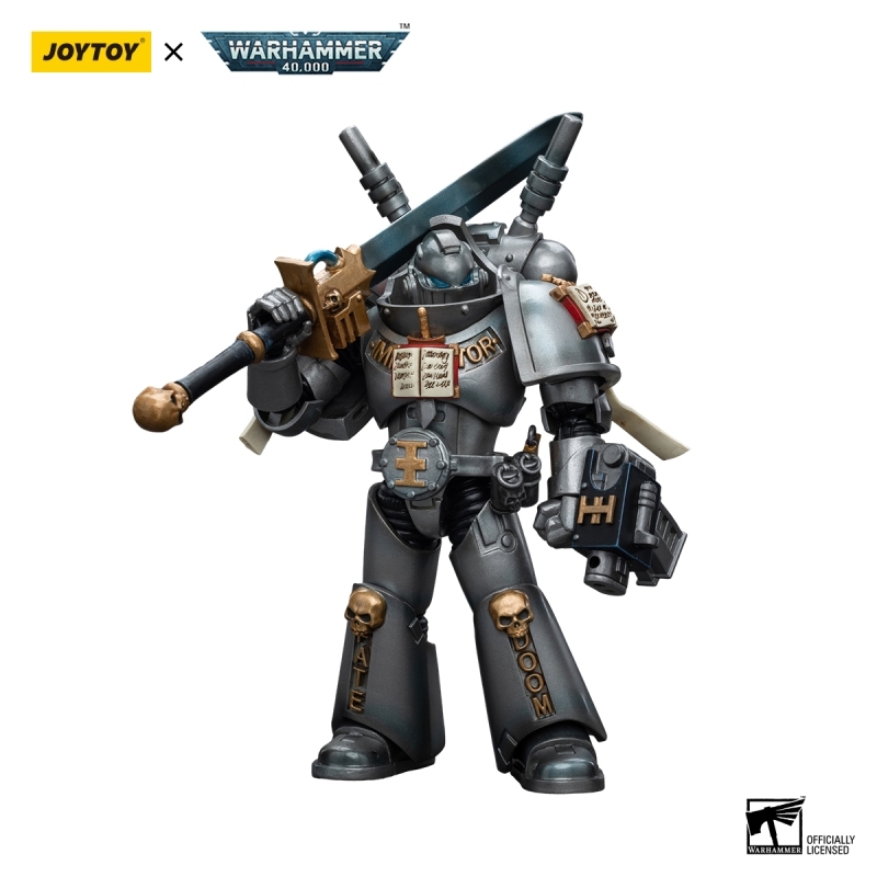 [New in December 2023] JOYTOY Warhammer 40K Grey Knights Interceptor Squad Interceptor with Storm Bolter and Nemesis Force Sword