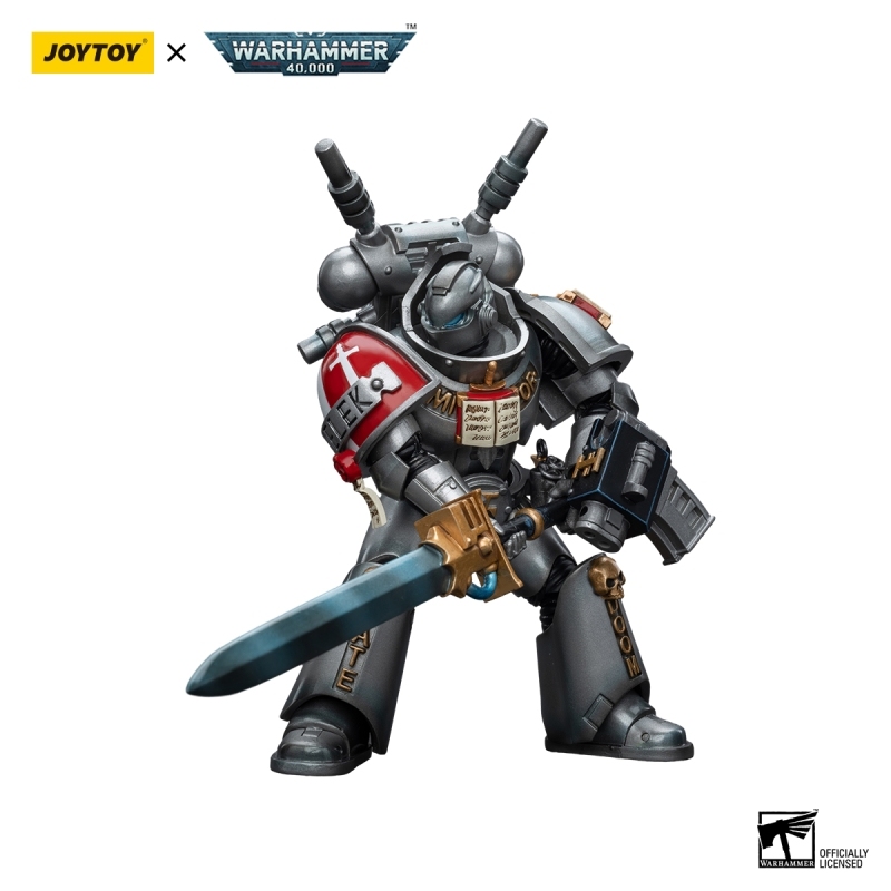 [New in December 2023] JOYTOY Warhammer 40K Grey Knights Interceptor Squad Interceptor with Storm Bolter and Nemesis Force Sword
