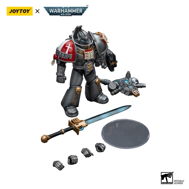 [New in December 2023] JOYTOY Warhammer 40K Grey Knights Interceptor Squad Interceptor with Storm Bolter and Nemesis Force Sword