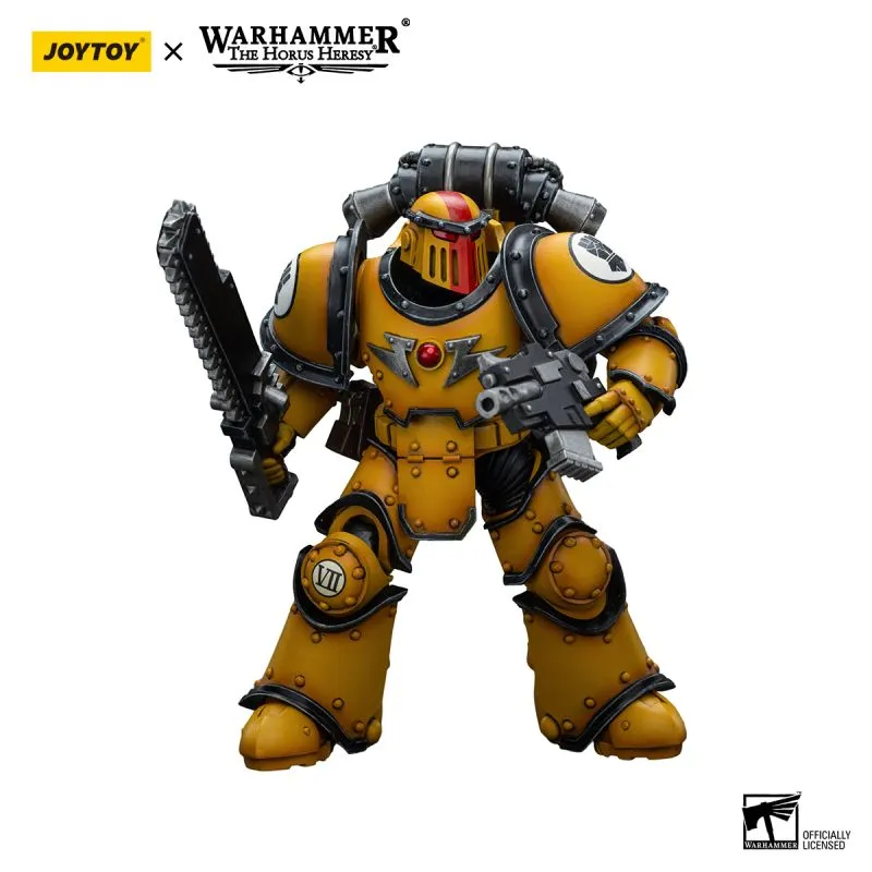 Warhammer The Horus Heresy Figurine 1/18 Imperial Fists Legion MkIII Despoiler Squad Sergeant With Plasma Pistol 12 Cm