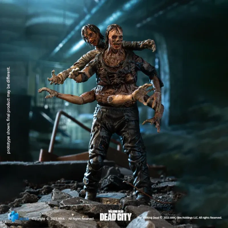 [In stock] HIYA Exquisite Mini Series The Walking Dead Dead City Walker  King Action Figure