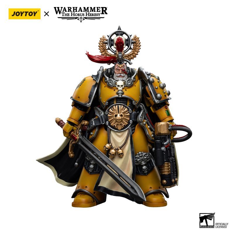 [New in March 2024] JOYTOY Warhammer The Horus Heresy Imperial Fists Legion Praetor with Power Sword