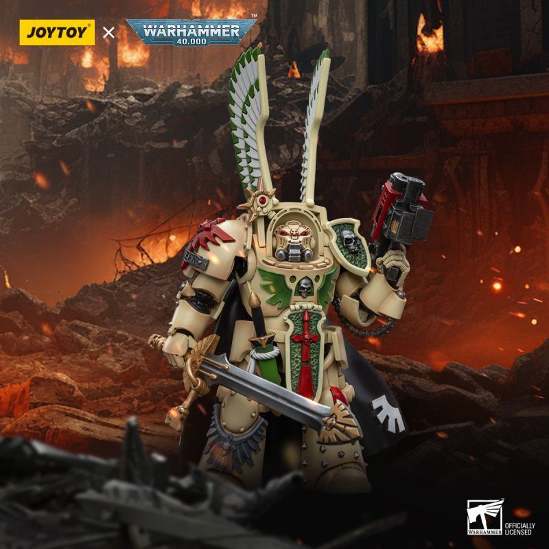 [New in March 2024] JOYTOY Warhammer 40K Dark Angels Deathwing Strikemaster with Power Sword