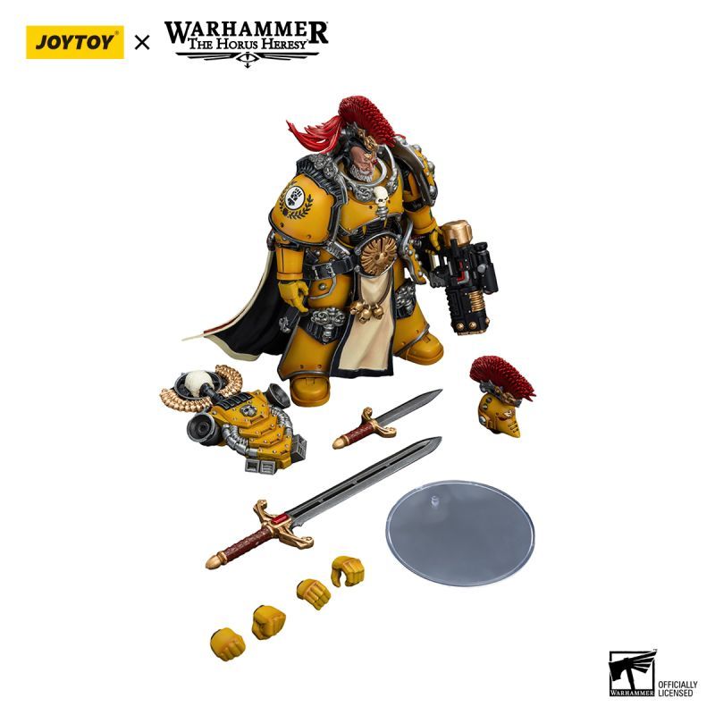 [New in March 2024] JOYTOY Warhammer The Horus Heresy Imperial Fists Legion Praetor with Power Sword