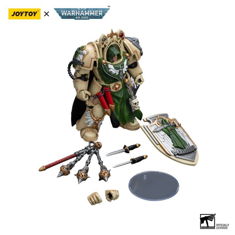 [In stock] JOYTOY Warhammer 40K Dark Angels Deathwing Knight Master with Flail of the Unforgiven