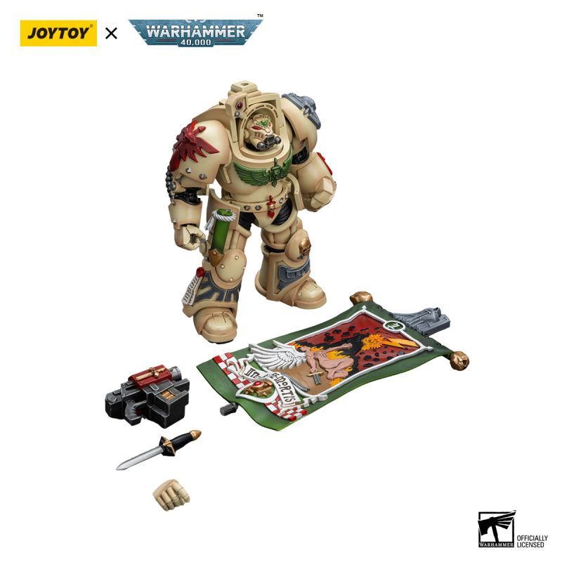 [New in March 2024] JOYTOY Warhammer 40K Dark Angels Deathwing Ancient with Company Banner