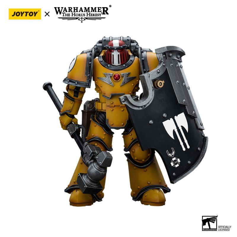 [New in January 2024] JOYTOY Warhammer The Horus Heresy Imperial Fists Legion MkIII Breacher Squad Sergeant with Thunder Hammer