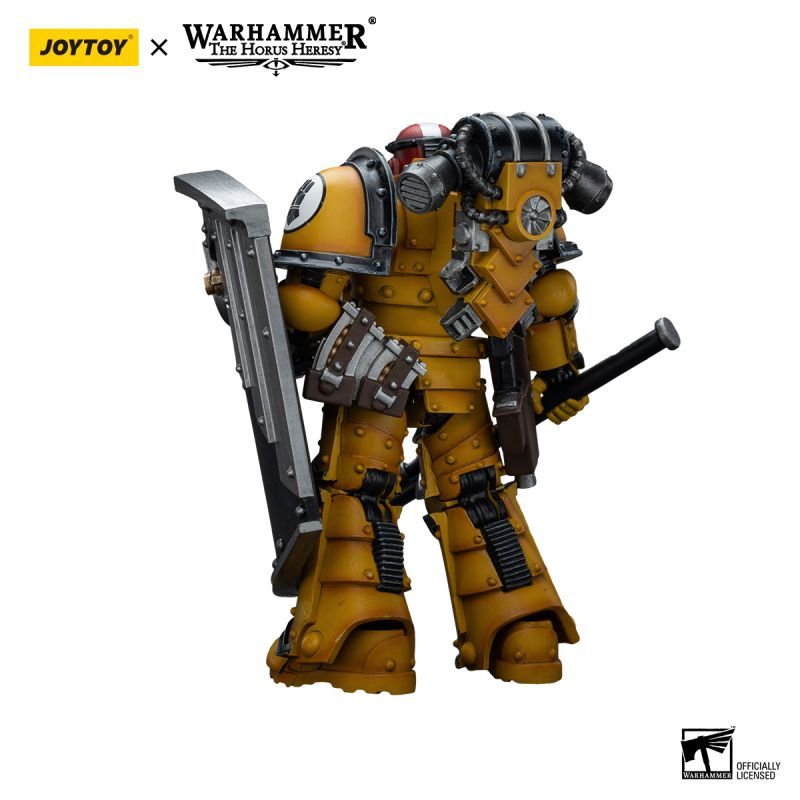 [New in January 2024] JOYTOY Warhammer The Horus Heresy Imperial Fists Legion MkIII Breacher Squad Sergeant with Thunder Hammer
