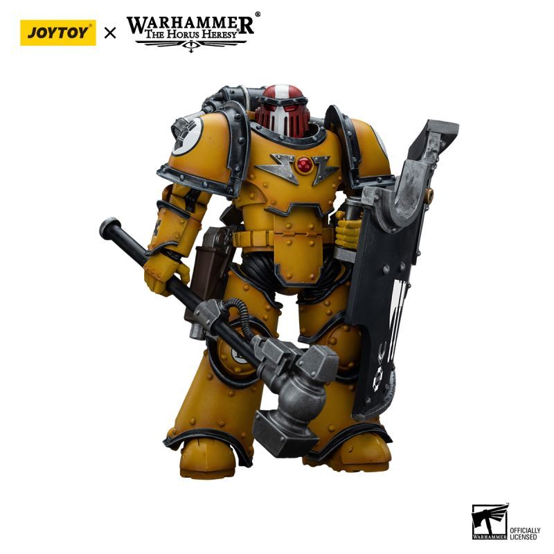 [New in January 2024] JOYTOY Warhammer The Horus Heresy Imperial Fists Legion MkIII Breacher Squad Sergeant with Thunder Hammer