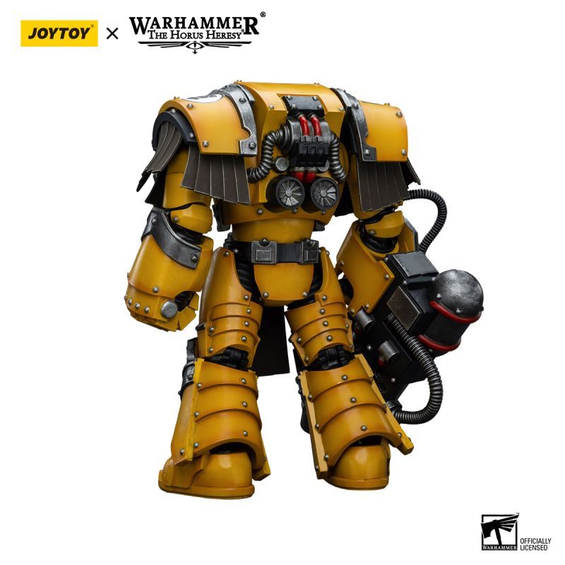 [Pre-sale] JOYTOY Warhammer "The Horus Heresy" Imperial Fists Legion Cataphractii Terminator Squad Legion Cataphractii with Heavy Flamer
