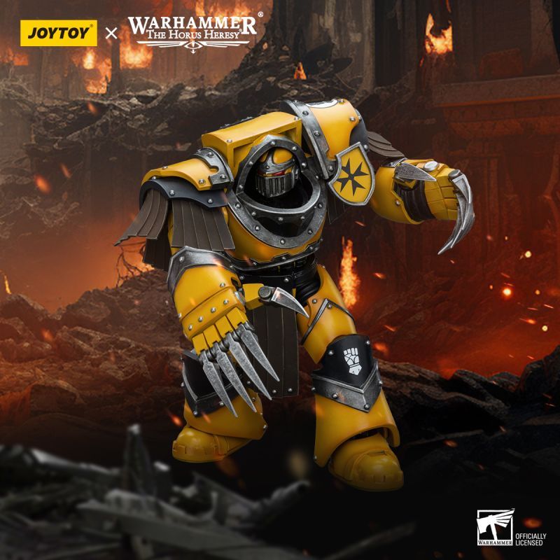 [Pre-sale] JOYTOY Warhammer "The Horus Heresy" Imperial Fists Legion Cataphractii Terminator Squad Legion Cataphractii with Lightning Claws
