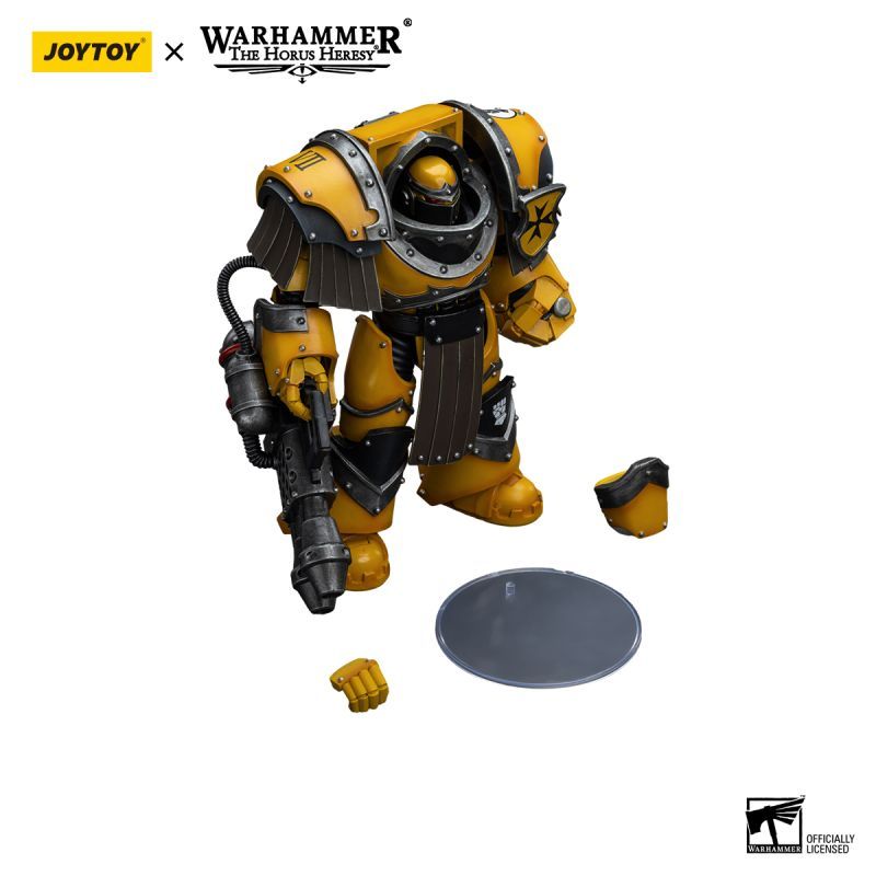 [Pre-sale] JOYTOY Warhammer "The Horus Heresy" Imperial Fists Legion Cataphractii Terminator Squad Legion Cataphractii with Heavy Flamer