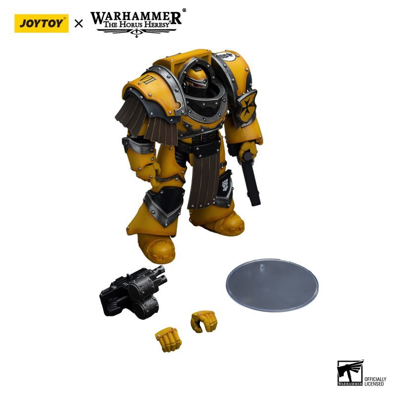[Pre-sale] JOYTOY Warhammer "The Horus Heresy" Imperial Fists Legion Cataphractii Terminator Squad Legion Cataphractii with Chainfist