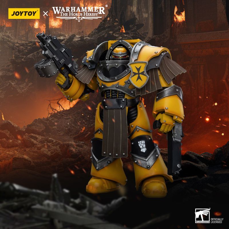 [Pre-sale] JOYTOY Warhammer "The Horus Heresy" Imperial Fists Legion Cataphractii Terminator Squad Legion Cataphractii with Chainfist