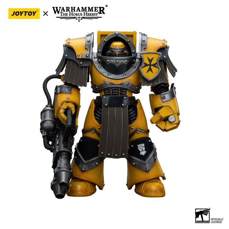 [Pre-sale] JOYTOY Warhammer "The Horus Heresy" Imperial Fists Legion Cataphractii Terminator Squad Legion Cataphractii with Heavy Flamer