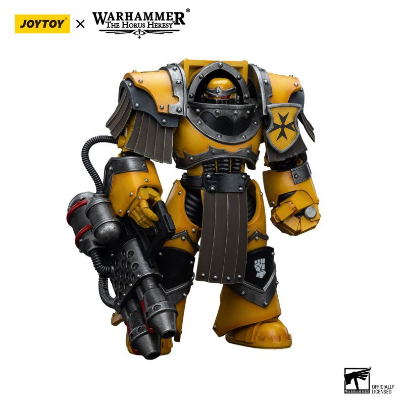 [Pre-sale] JOYTOY Warhammer "The Horus Heresy" Imperial Fists Legion Cataphractii Terminator Squad Legion Cataphractii with Heavy Flamer