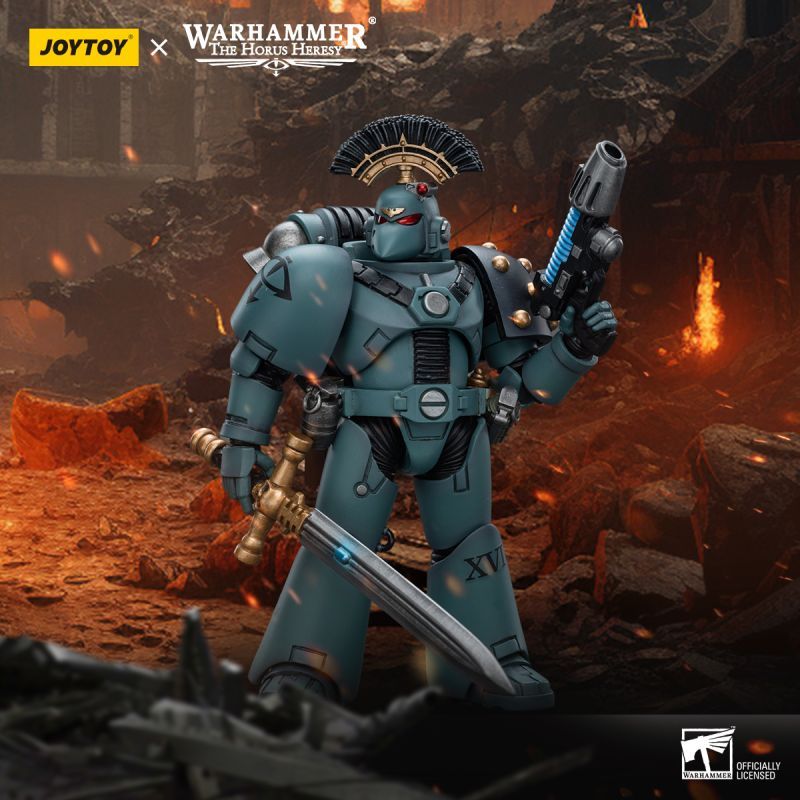 [Pre-sale] JOYTOY Warhammer "The Horus Heresy" Sons of Horus MKVI Tactical Squad Sergeant with Power Sword