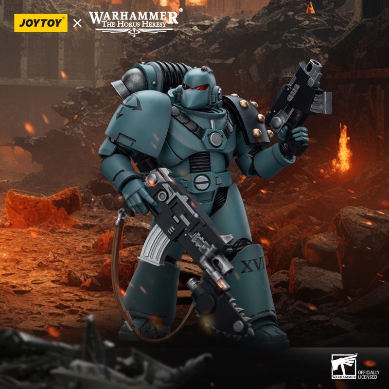 [Pre-sale] JOYTOY Warhammer "The Horus Heresy" Sons of Horus MKVI Tactical Squad Legionary with Bolter & Chainblade