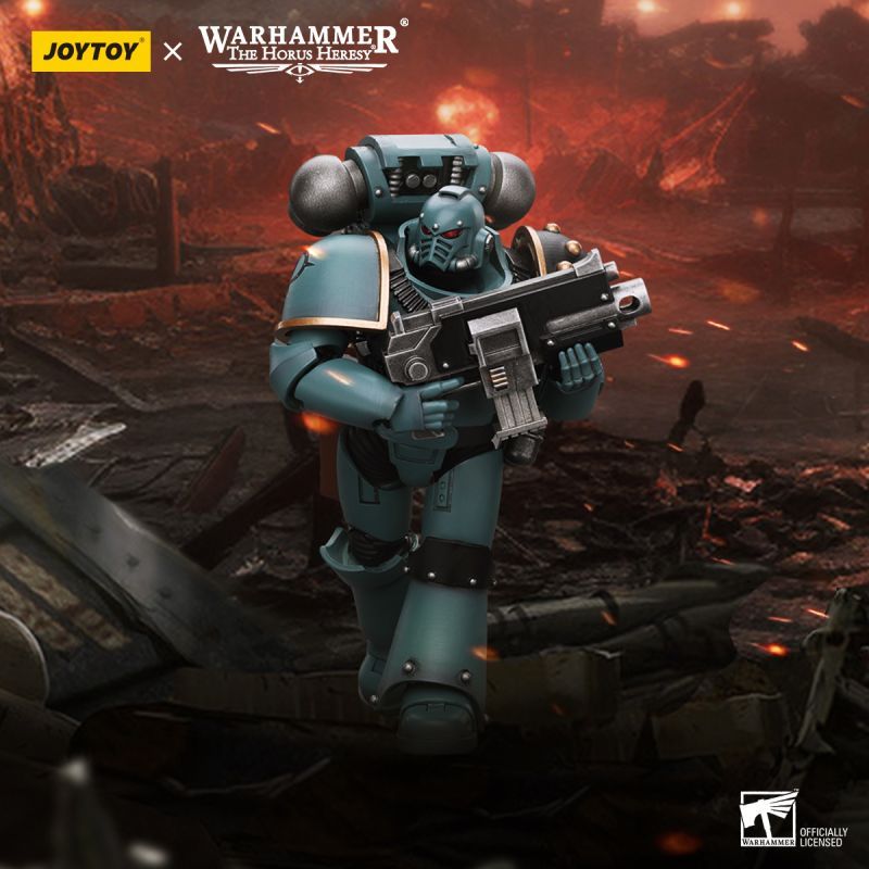 [Pre-sale] JOYTOY Warhammer "The Horus Heresy" Sons of Horus MKIV Tactical Squad Legionary with Bolter
