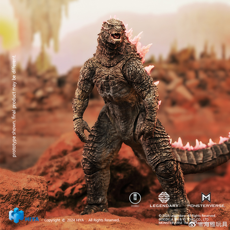 [Pre-sale] HIYA Exquisite Basic Series Godzilla vs Kong: The New Empire  Godzilla Evolved.Ver action figure