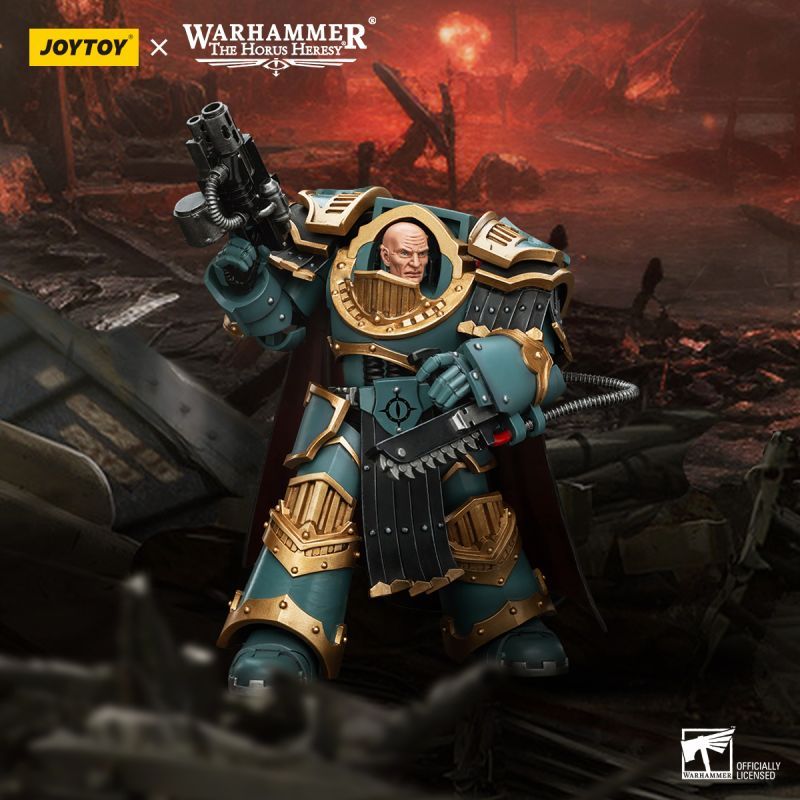 [Pre-sale] JOYTOY Warhammer "The Horus Heresy" Sons of Horus Legion Praetor in Cataphractii Terminator Armour