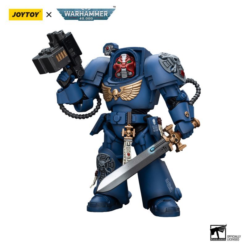 [Pre-sale] JOYTOY Warhammer 40k Ultramarines Terminator Squad Sergeant with Power Sword and Teleport Homer