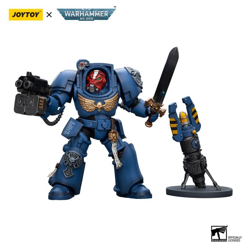[Pre-sale] JOYTOY Warhammer 40k Ultramarines Terminator Squad Sergeant with Power Sword and Teleport Homer