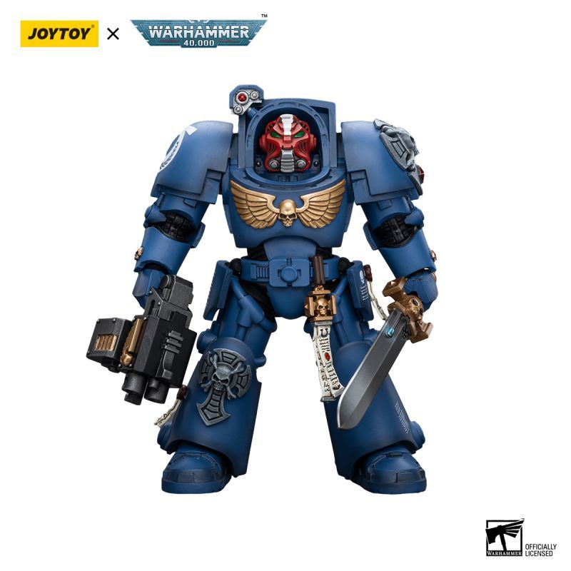[Pre-sale] JOYTOY Warhammer 40k Ultramarines Terminator Squad Sergeant with Power Sword and Teleport Homer