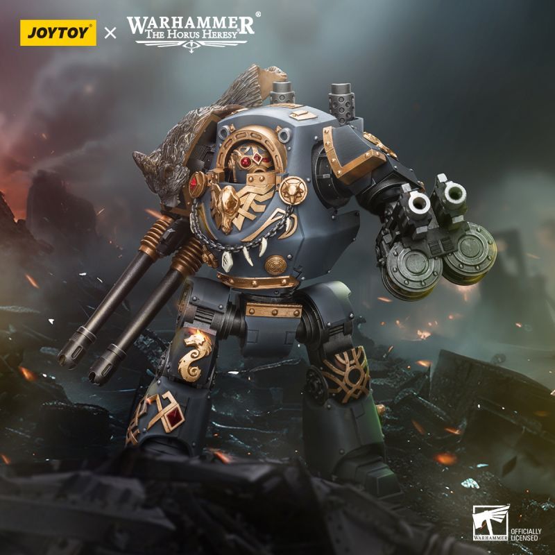 [Pre-sale] JOYTOY Warhammer The Horus Heresy Space Wolves Contemptor Dreadnought with Gravis Bolt Cannon