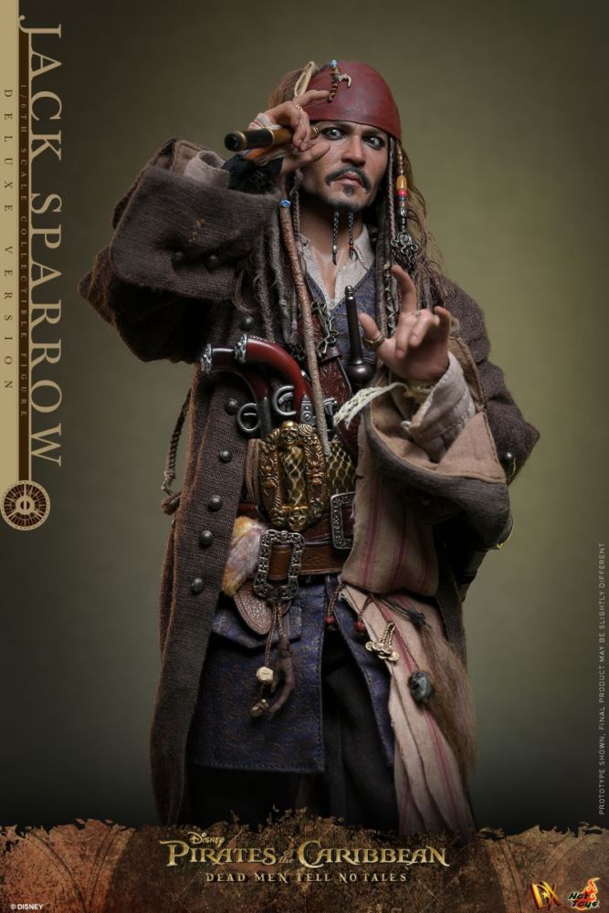 [Pre-sale] Hot Toys Pirates of the Caribbean: Dead Men Tell No Tales DX38 Captain Jack Sparrow (Deluxe Ver.) 1/6th Scale Collectible Figure